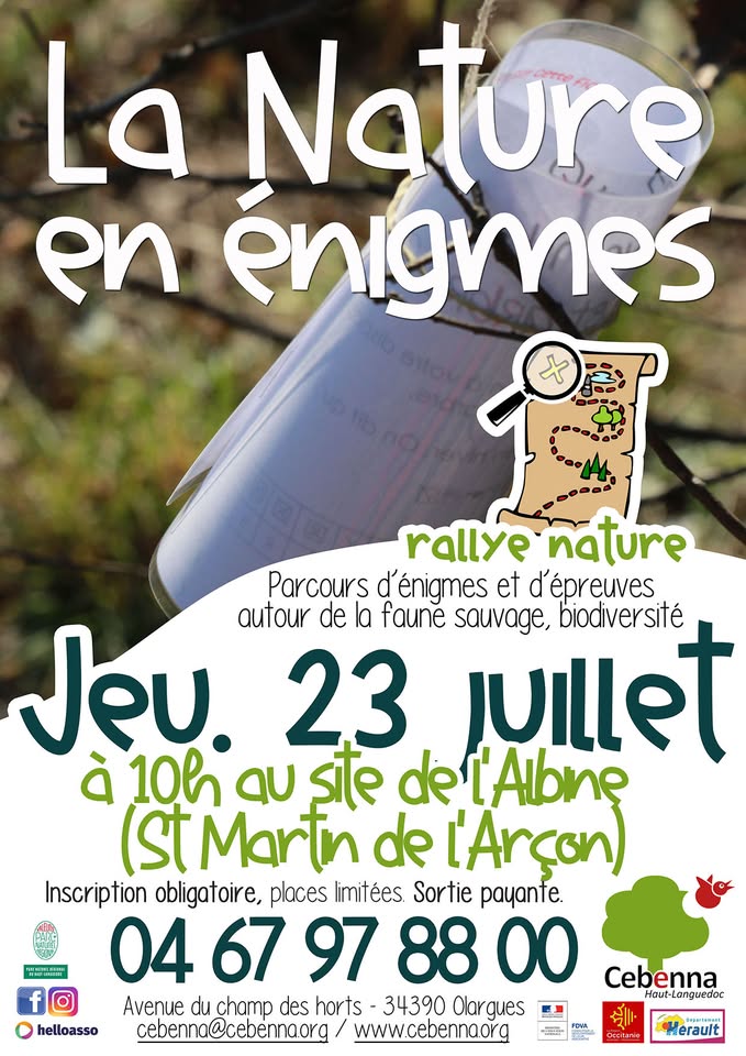 RALLYE NATURE LA NATURE EN ÉNIGMES Saint-Martin-de-l’Arçon