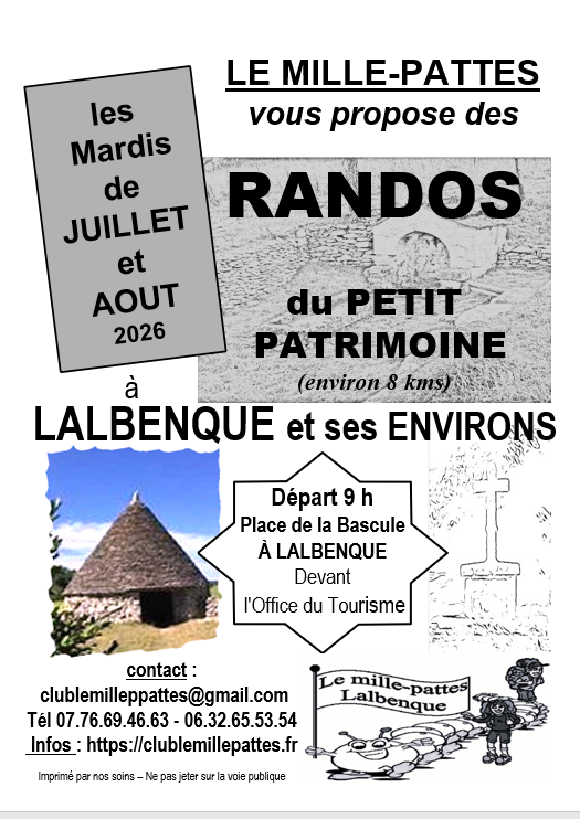 Rando du Petit patrimoine à Lalbenque et ses environs Lalbenque