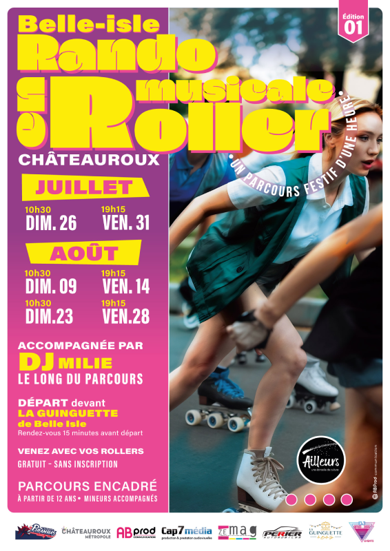 Rando musicale en Roller  Châteauroux