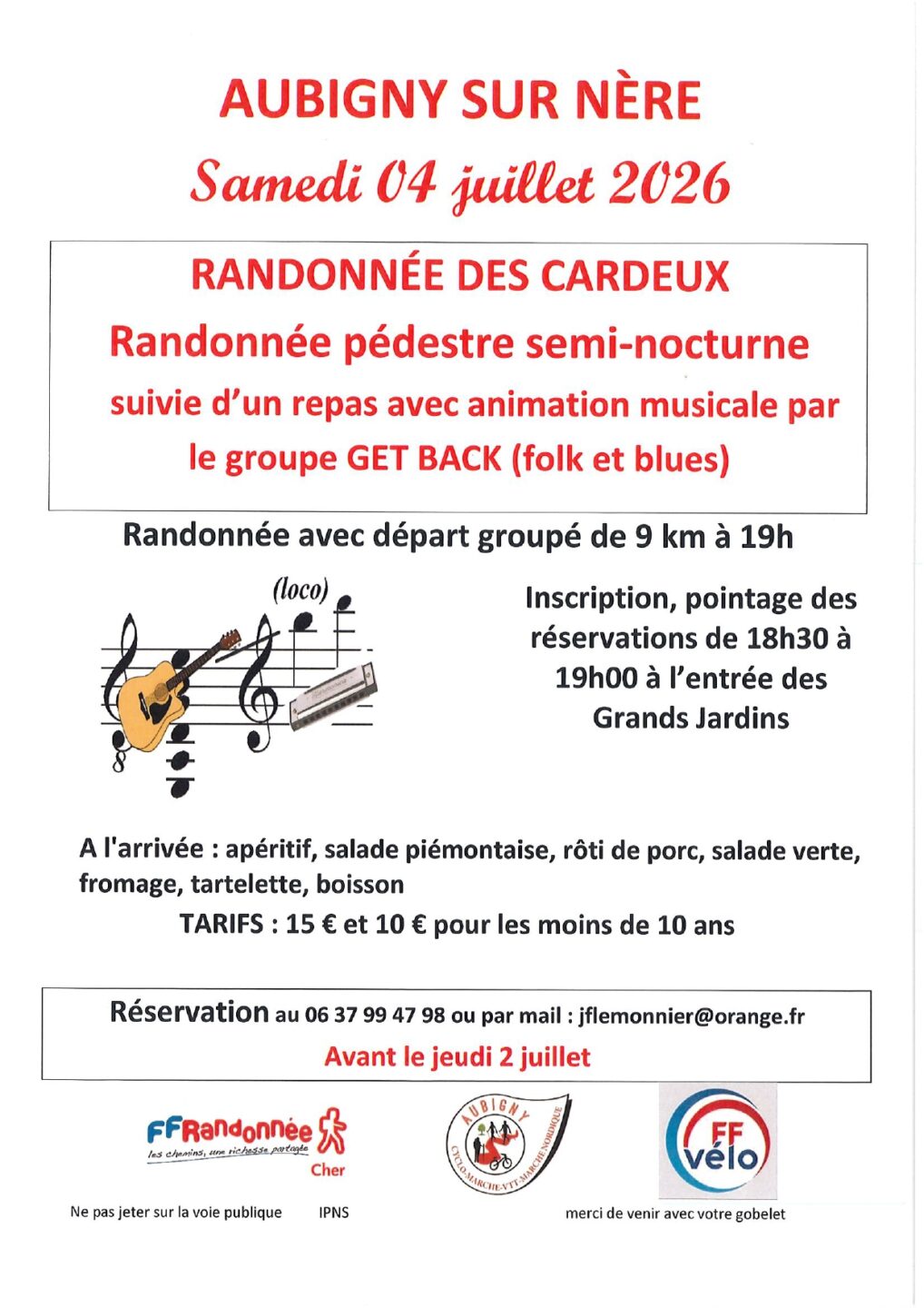Randonnée des Cardeux Aubigny-sur-Nère