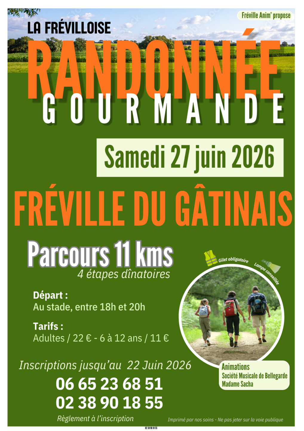 Randonnée gourmande Fréville-du-Gâtinais