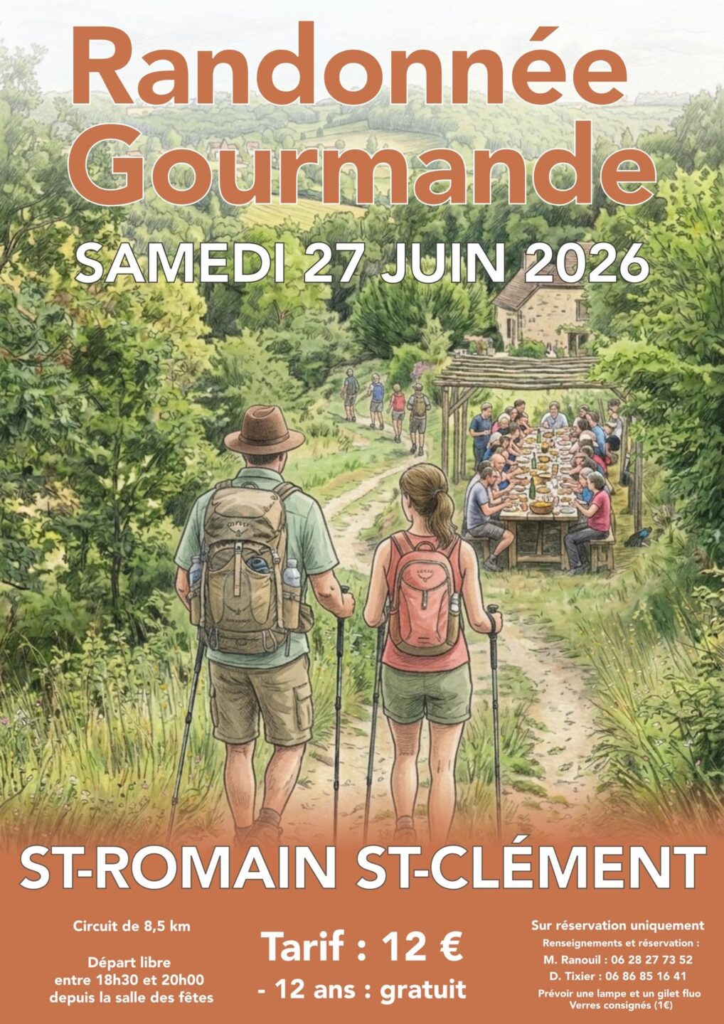 Randonnée Gourmande  Saint-Romain-et-Saint-Clément