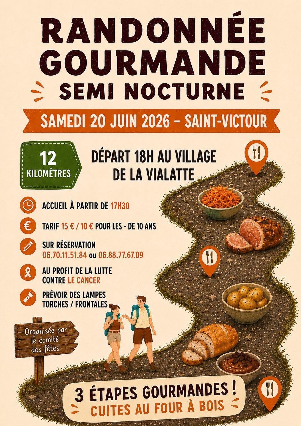 Randonnée gourmande Saint-Victour