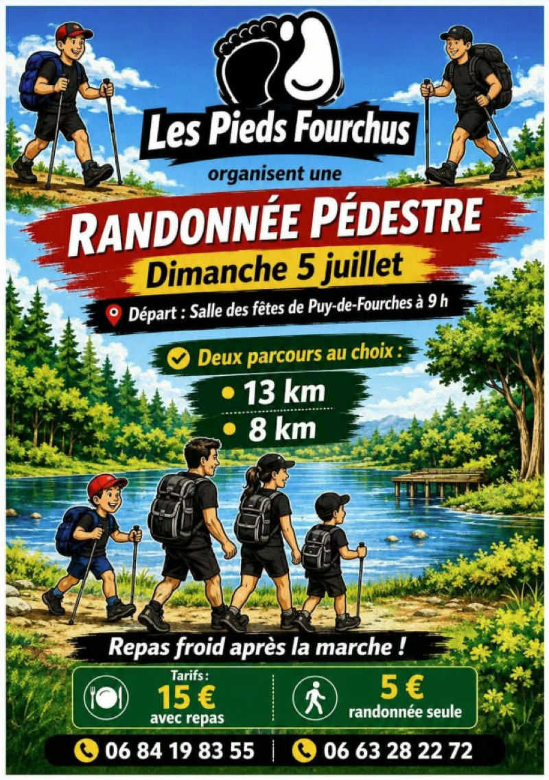 Randonnée pédestre Brantôme en Périgord