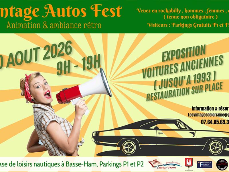 Rassemblement de voitures vintage Basse-Ham