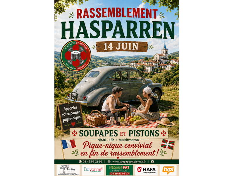Rassemblement du club soupapes et pistons Multifronton Hasparren