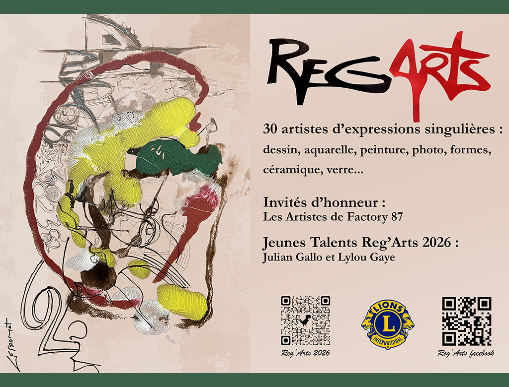 Reg&rsquo;Arts 2026 Salle Denis Dussoubs Salle des fêtes Saint-Léonard-de-Noblat