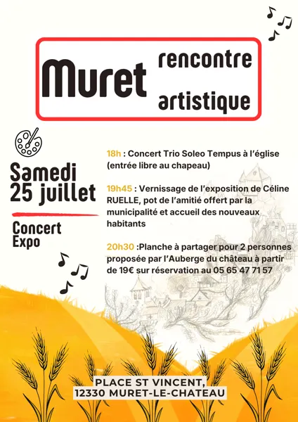 Rencontre artistique Muret le château  Muret-le-Château