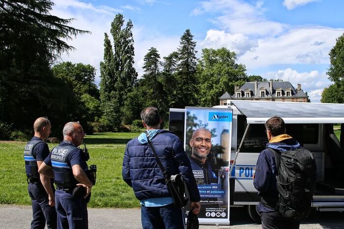 Rencontre avec la police municipale Parc de Procé Nantes