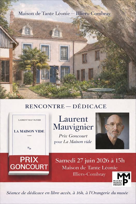 Rencontre Dédicace Laurent Mauvignier  Illiers-Combray