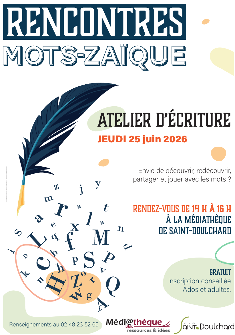 Rencontres Mots-Zaïques Saint-Doulchard