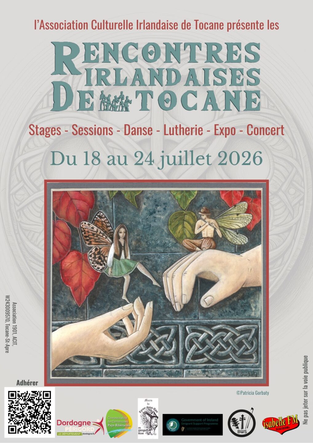 Rencontres Musicales Irlandaises  Tocane-Saint-Apre