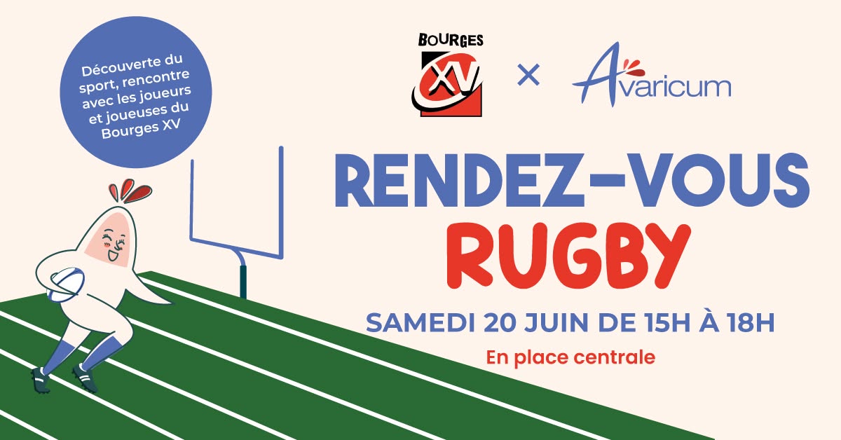 Rendez-vous Rugby au Centre Commercial Avaricum Bourges