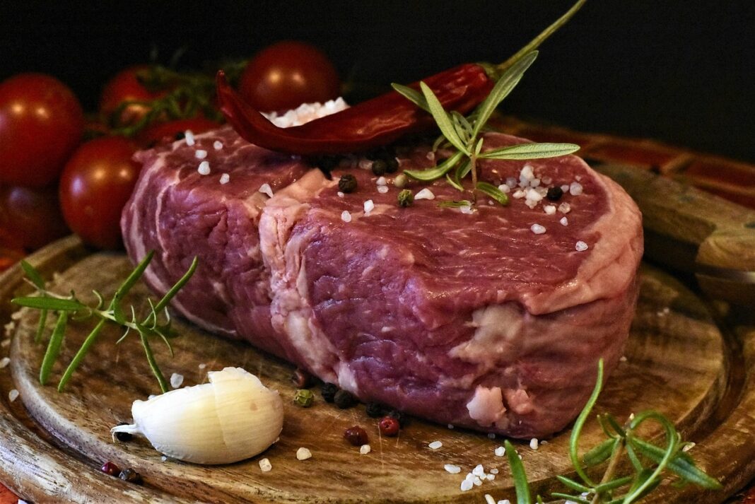 Repas entrecôte  Augignac