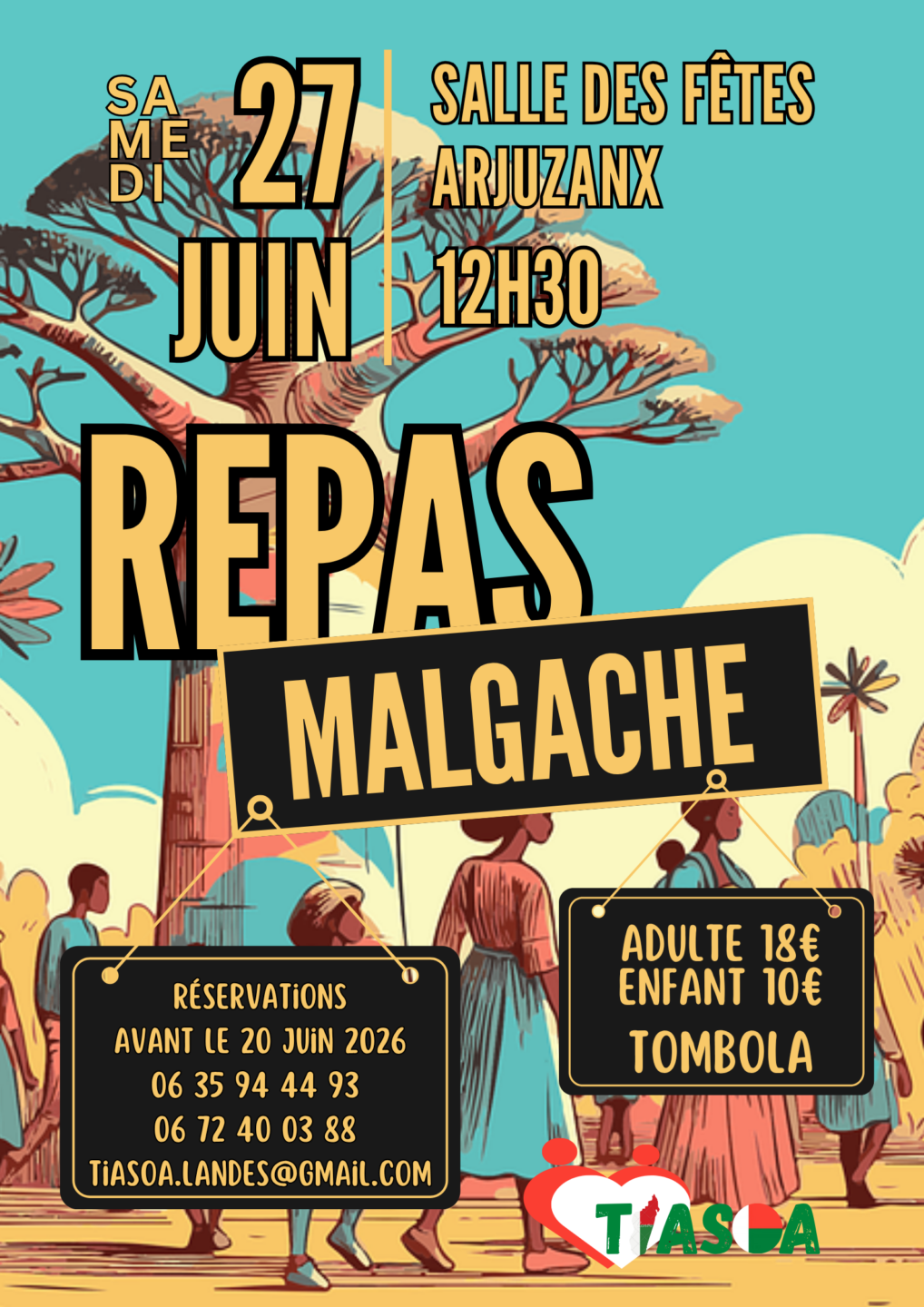 Repas Malgache  Morcenx-la-Nouvelle