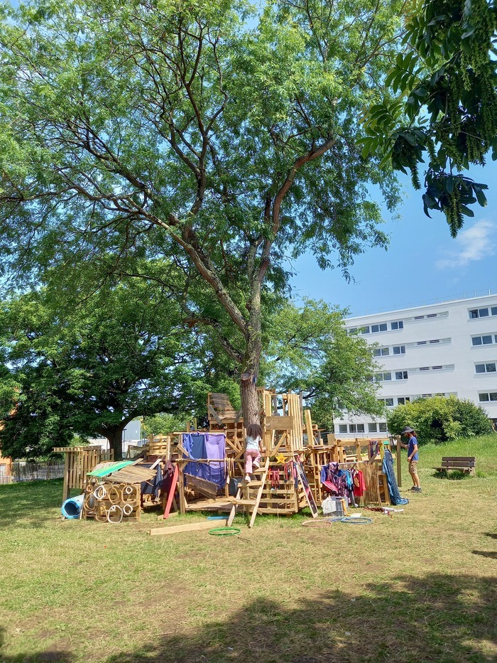 Repas partagé au Terrain d’Aventures Plaine Lorrain Nantes