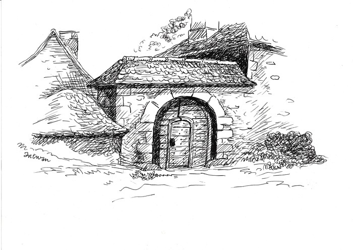 Restitution d’un porche, SOULT, Bétaille