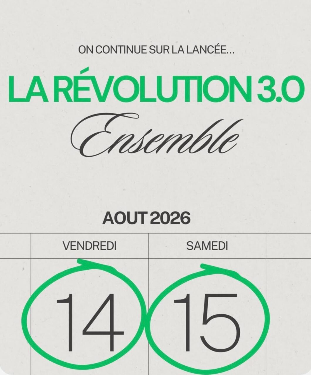 RÉVOLUTION CANOURGUAISE 3.0 La Canourgue