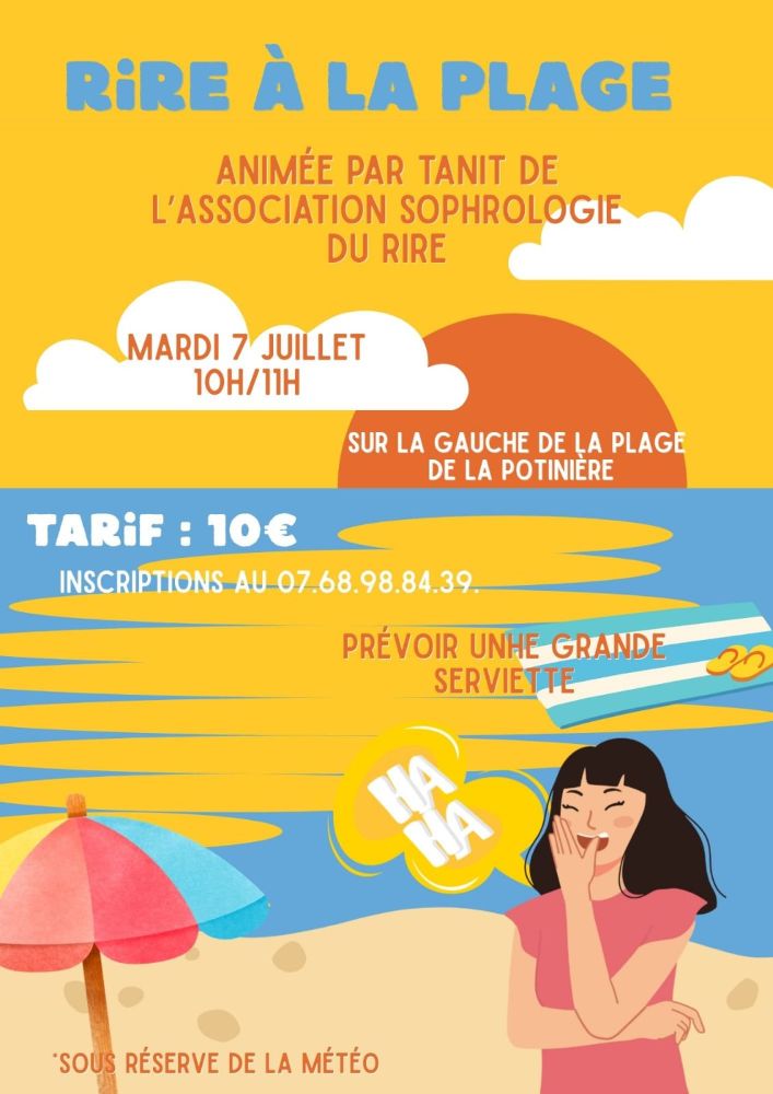 Rire à la plage Carteret Barneville-Carteret