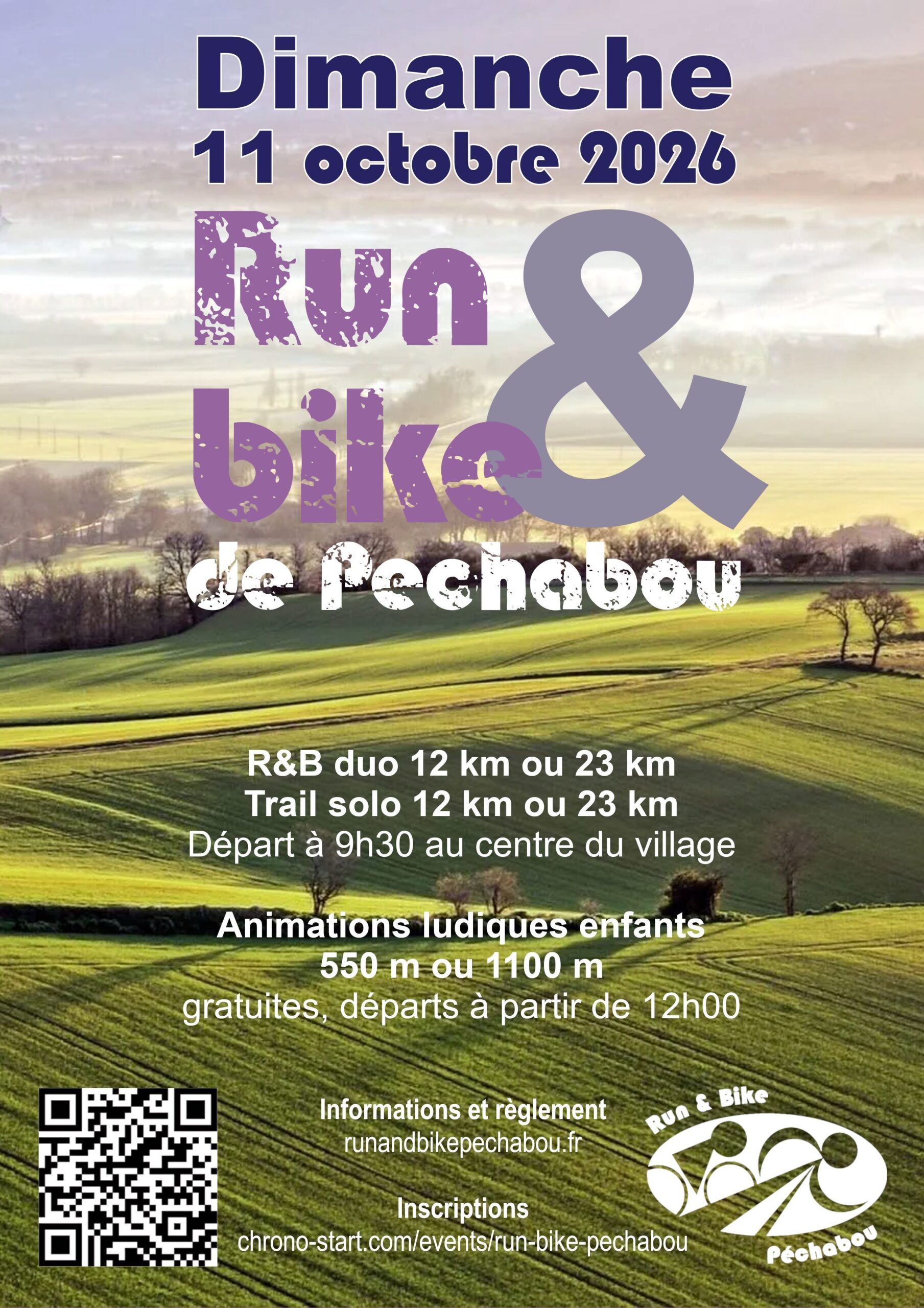 RUN & BIKE DE PECHABOU 2026 6 rue du fort Péchabou 2026-10-11