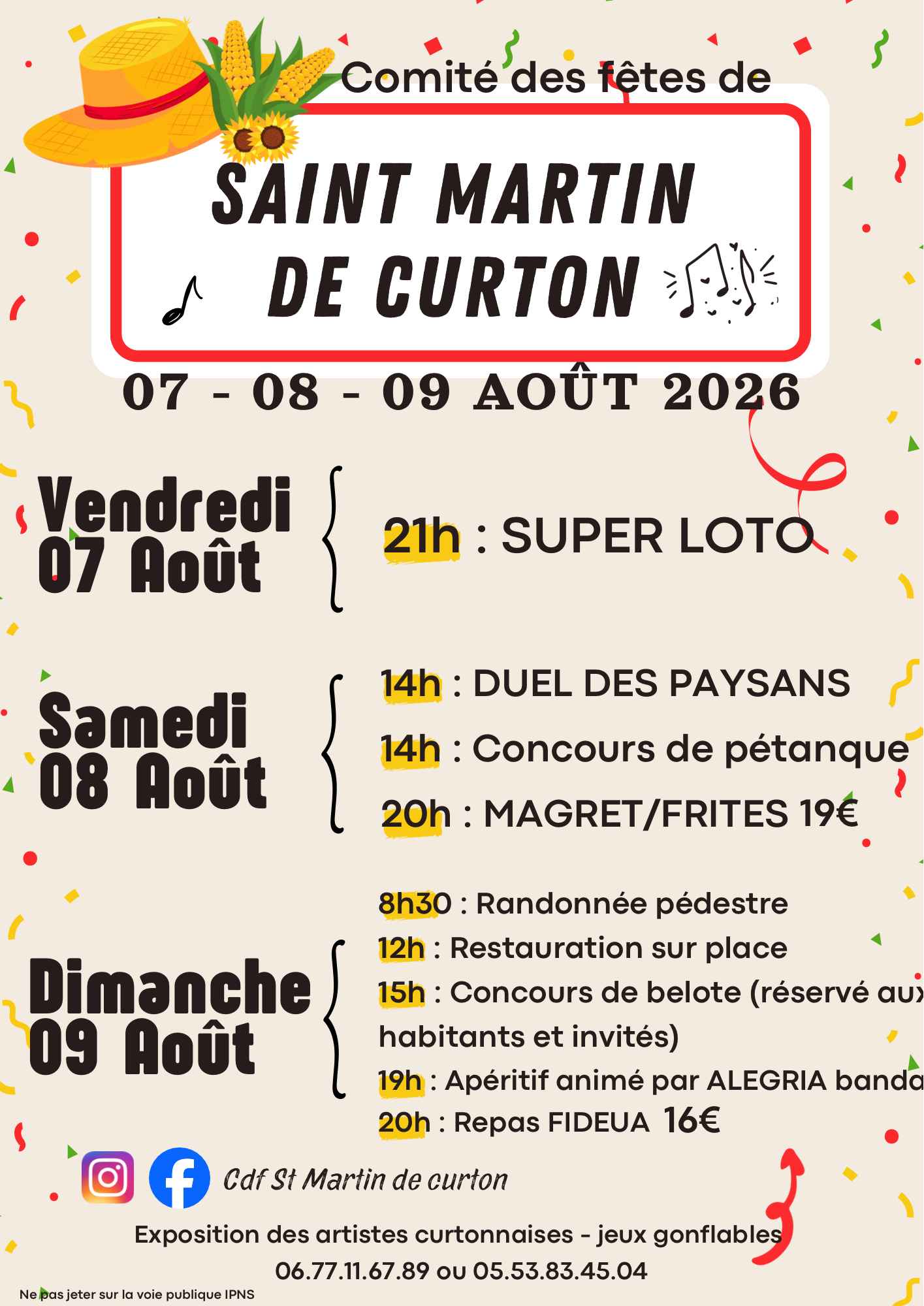 Saint-Martin-Curton en fête  Saint-Martin-Curton