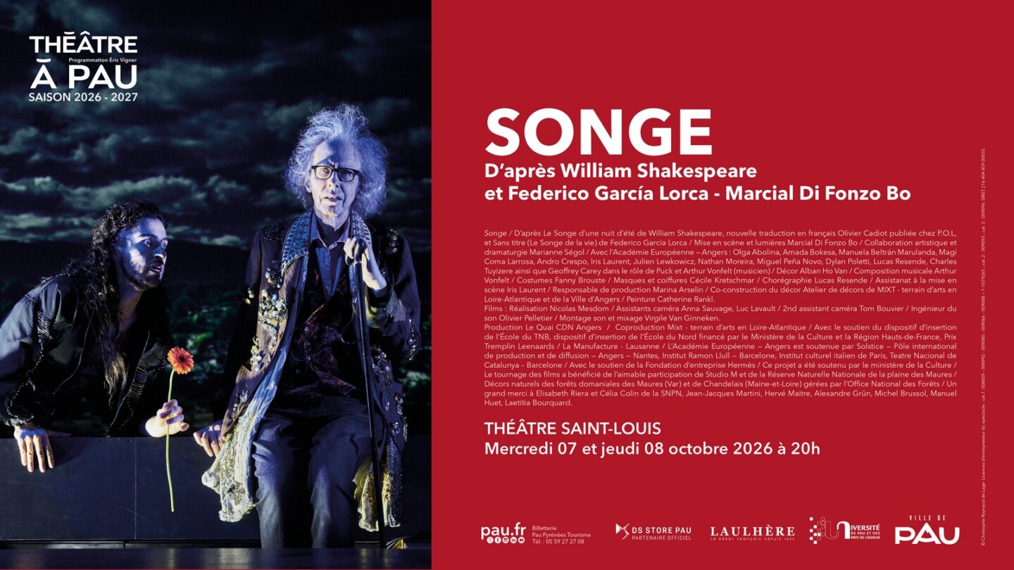 Saison Théâtre à Pau Songe Théâtre Saint-Louis Pau