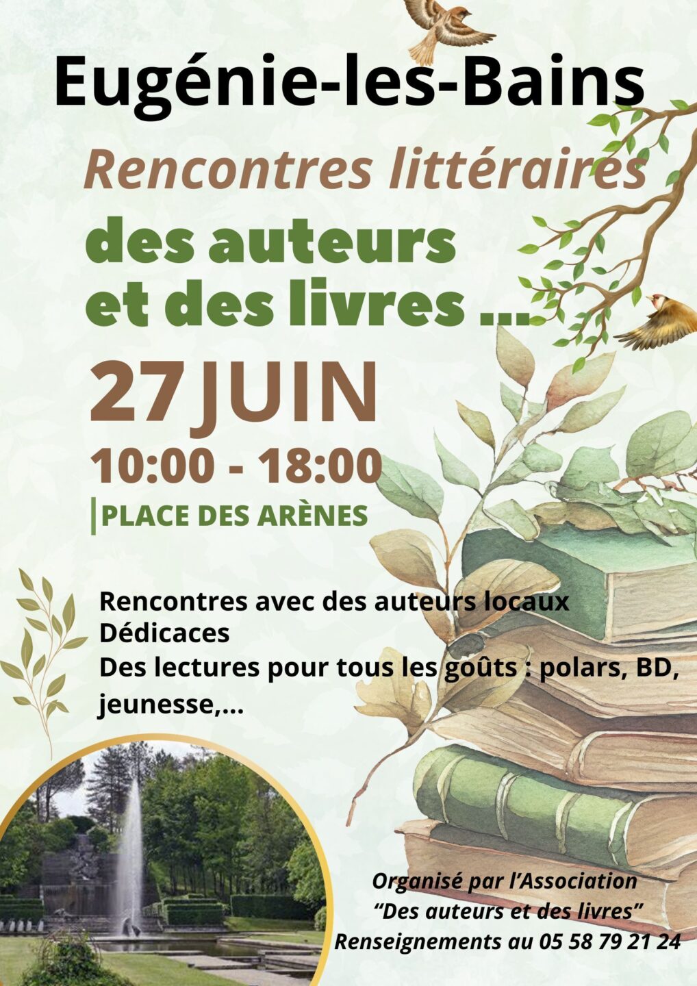 Salon des Auteurs  Eugénie-les-Bains