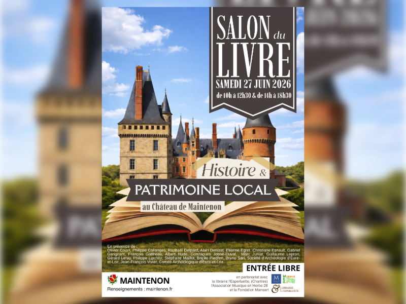 Salon du livre histoire et patrimoine local Maintenon