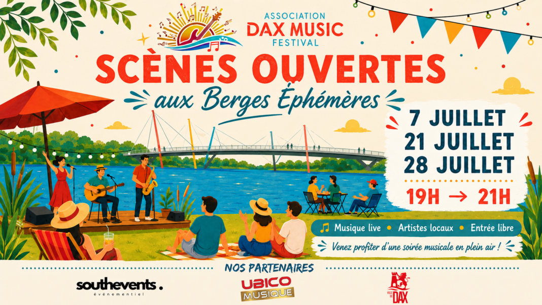 Scènes ouvertes Promenade Paul Delmas-Marsalet Dax