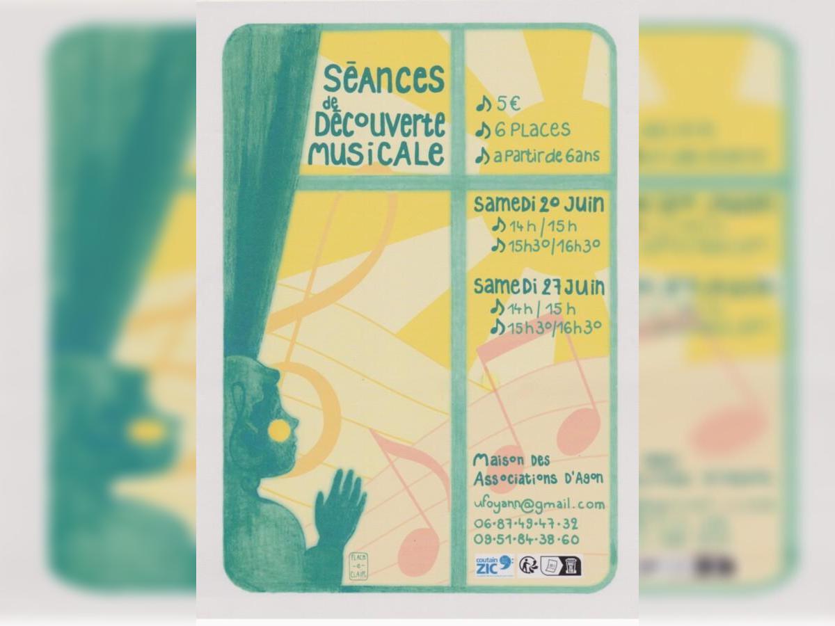 Séances de découverte musicale Maison des associations Agon-Coutainville