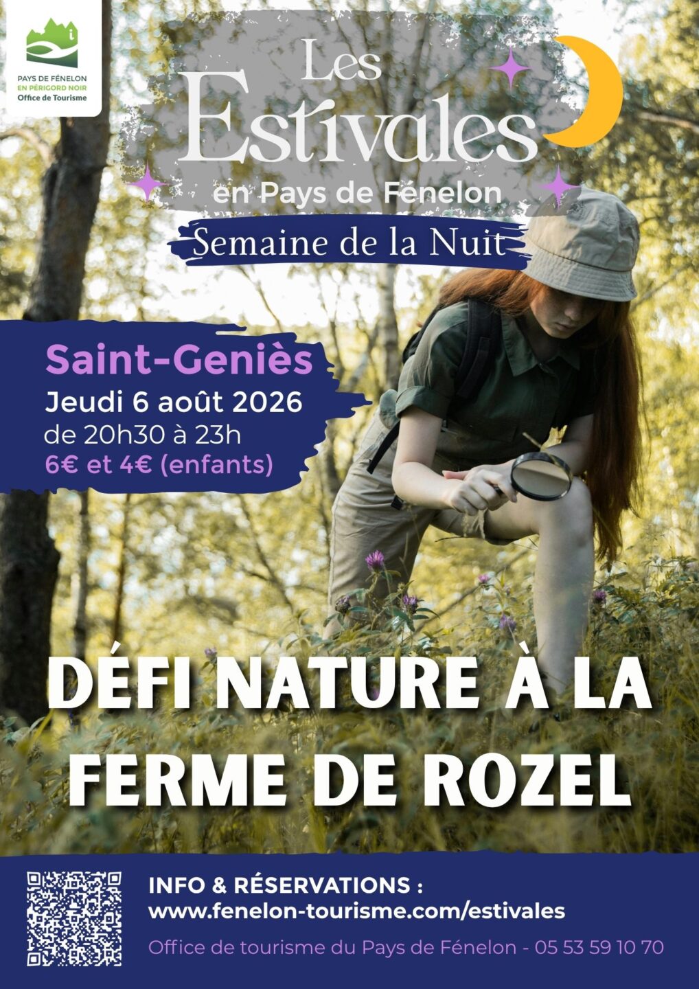 SEMAINE DE LA NUIT Défi nature à la ferme de Rozel Saint-Geniès