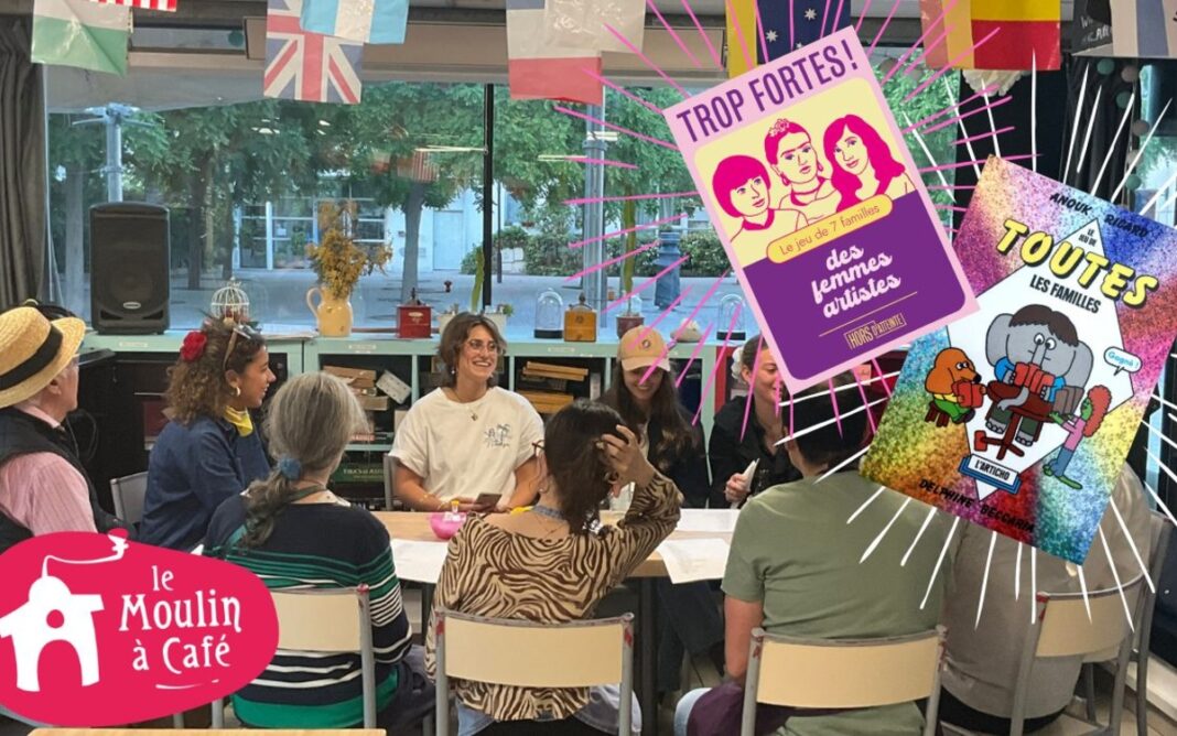 Session de jeux de société féministes Le Moulin à Café Paris