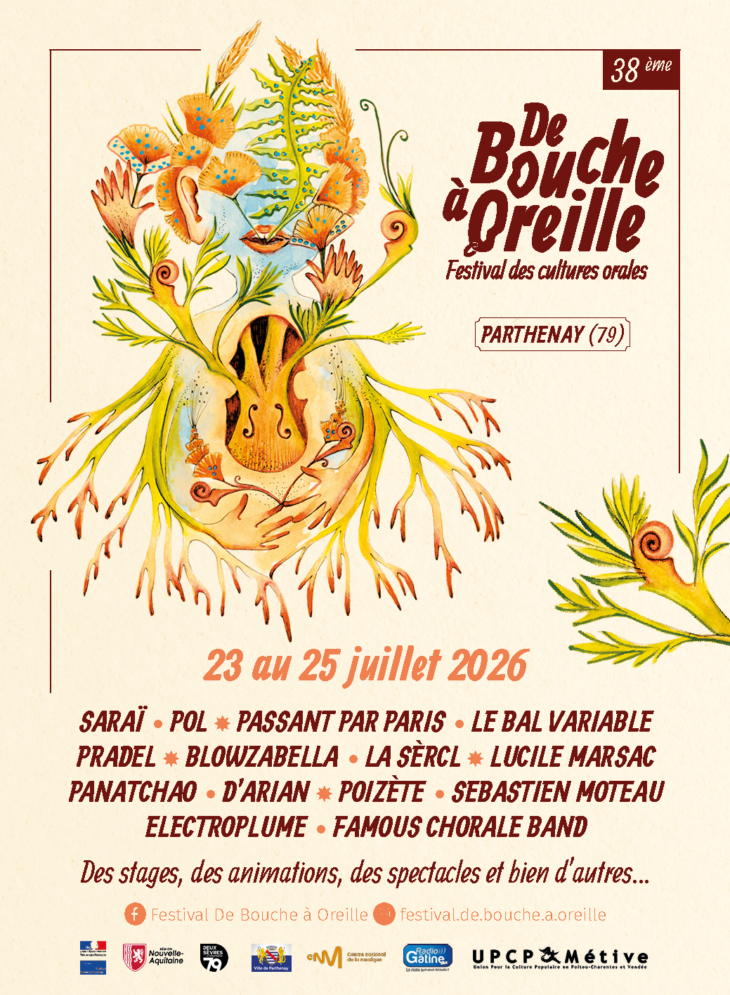 Soirée bal du vendredi Festival de Bouche à Oreille Parthenay