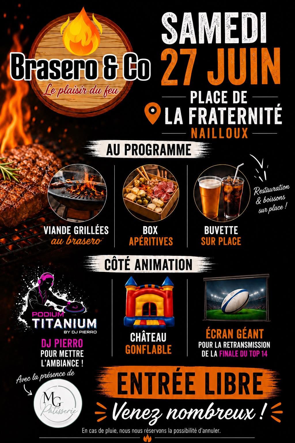 SOIRÉE BRASERO À NAILLOUX Nailloux