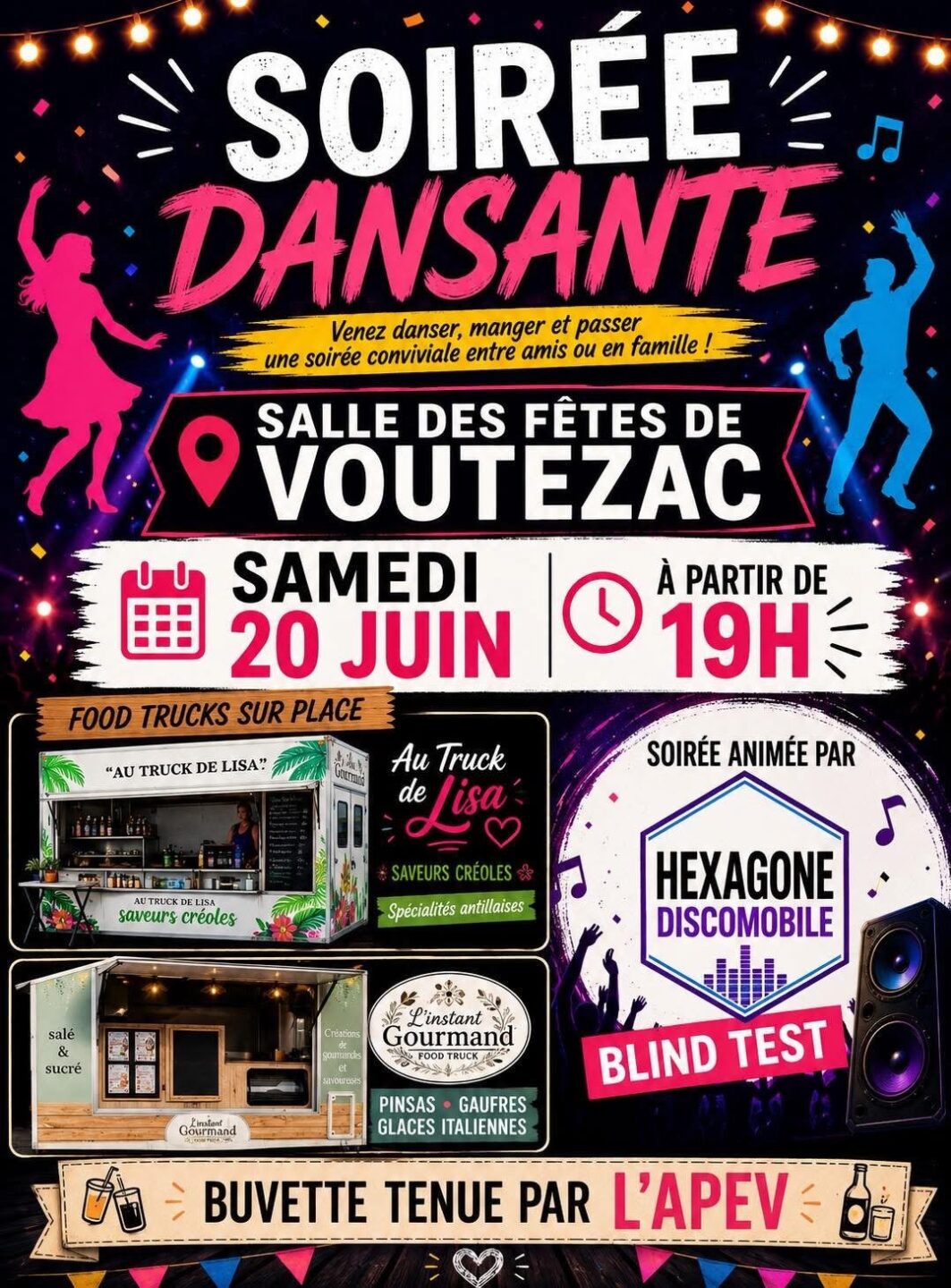 Soirée dansante Voutezac