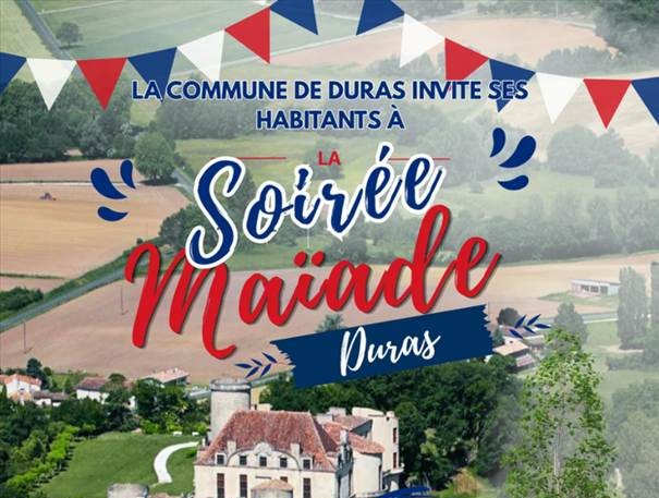 Soirée de la Maïade de Duras Halle du village Duras