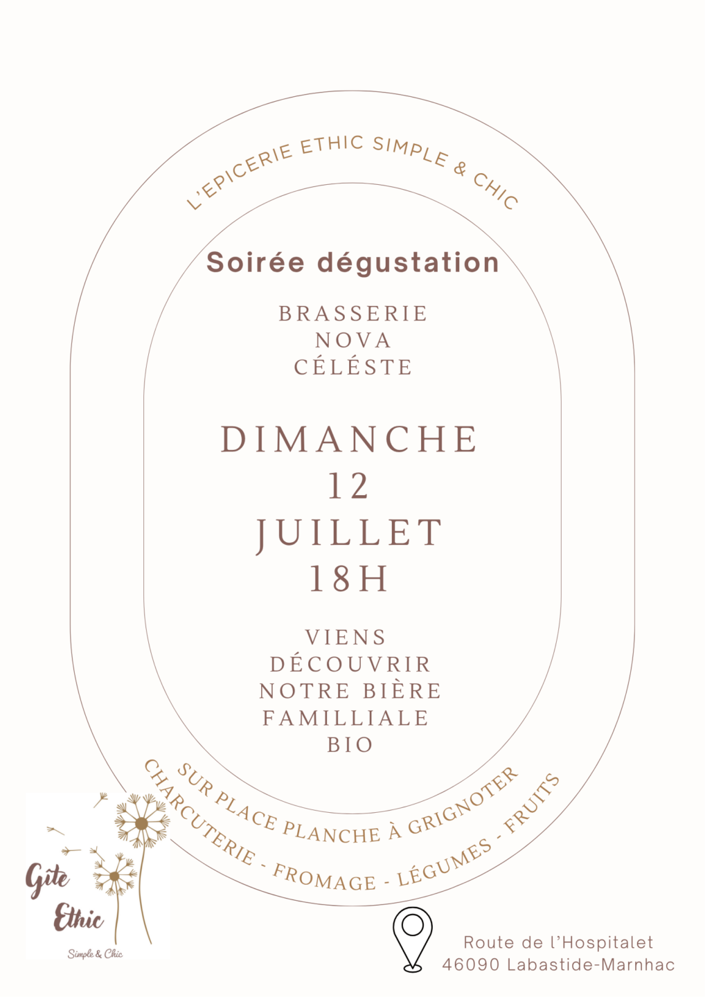 Soirée Dégustation Brasserie Nova Céleste  Labastide-Marnhac