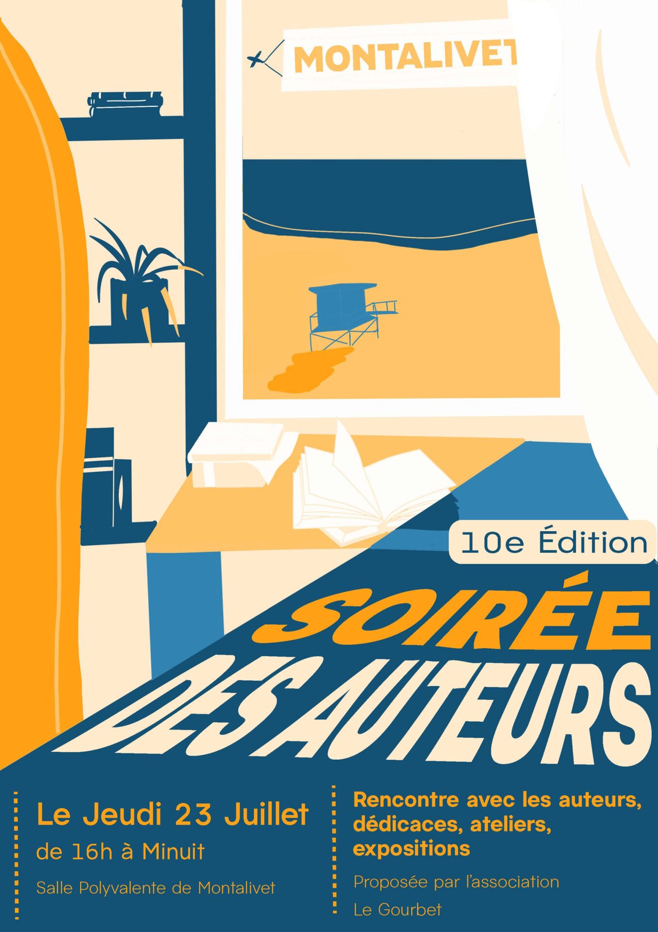 Soirée des auteurs 10 ème édition  Vendays-Montalivet