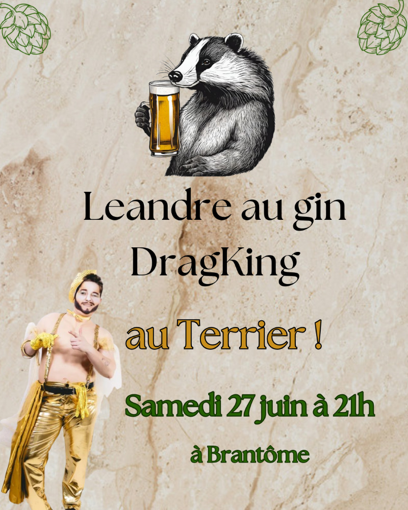 Soirée Drag King Bar Le Terrier Brantôme en Périgord