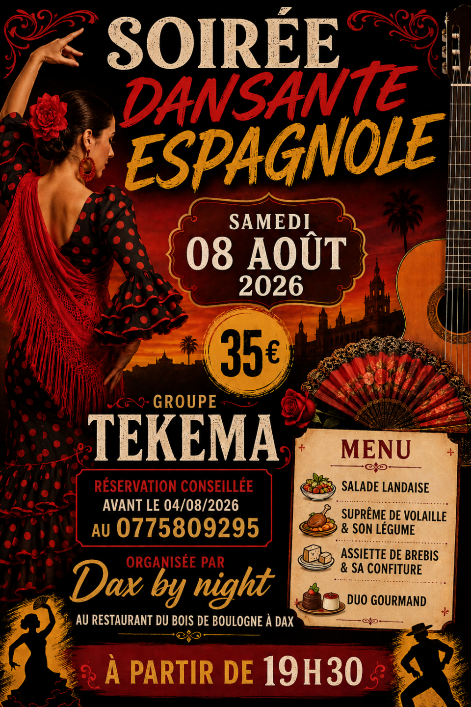Soirée espagnole Dax