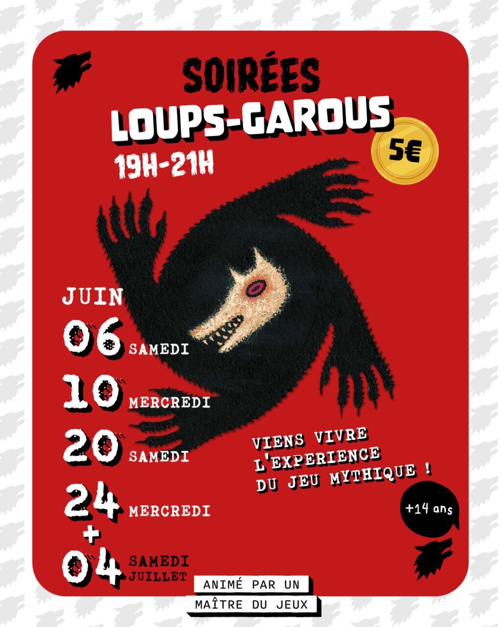 Soirée Loups-Garous Bar à jeux Les Tuiles Soustons