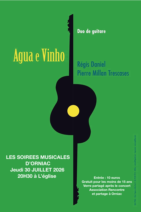 Soirée Musicale à l&rsquo;Eglise d&rsquo;Orniac  Orniac