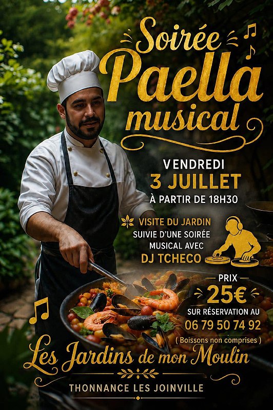 Soirée Paella Musicale  Thonnance-lès-Joinville