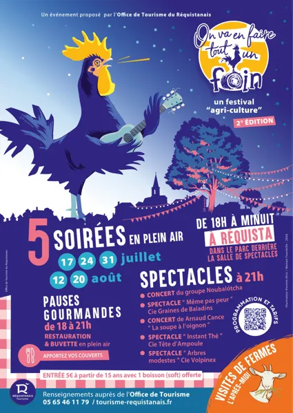 Soirée spectacle & pause gourmande On va en faire tout un foin 2ème RDV  Réquista