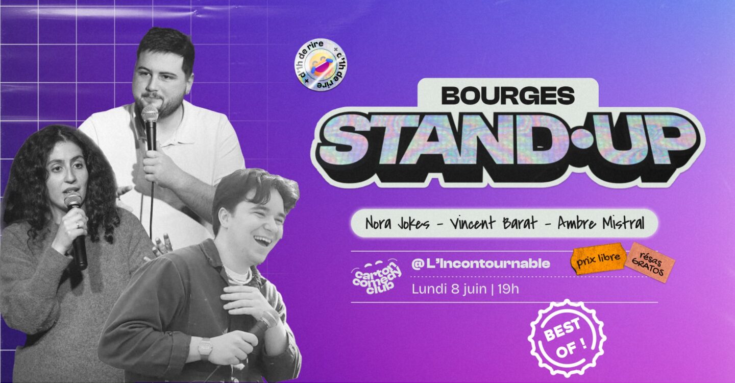 Soirée Stand Up Carton Comedy Club Bourges