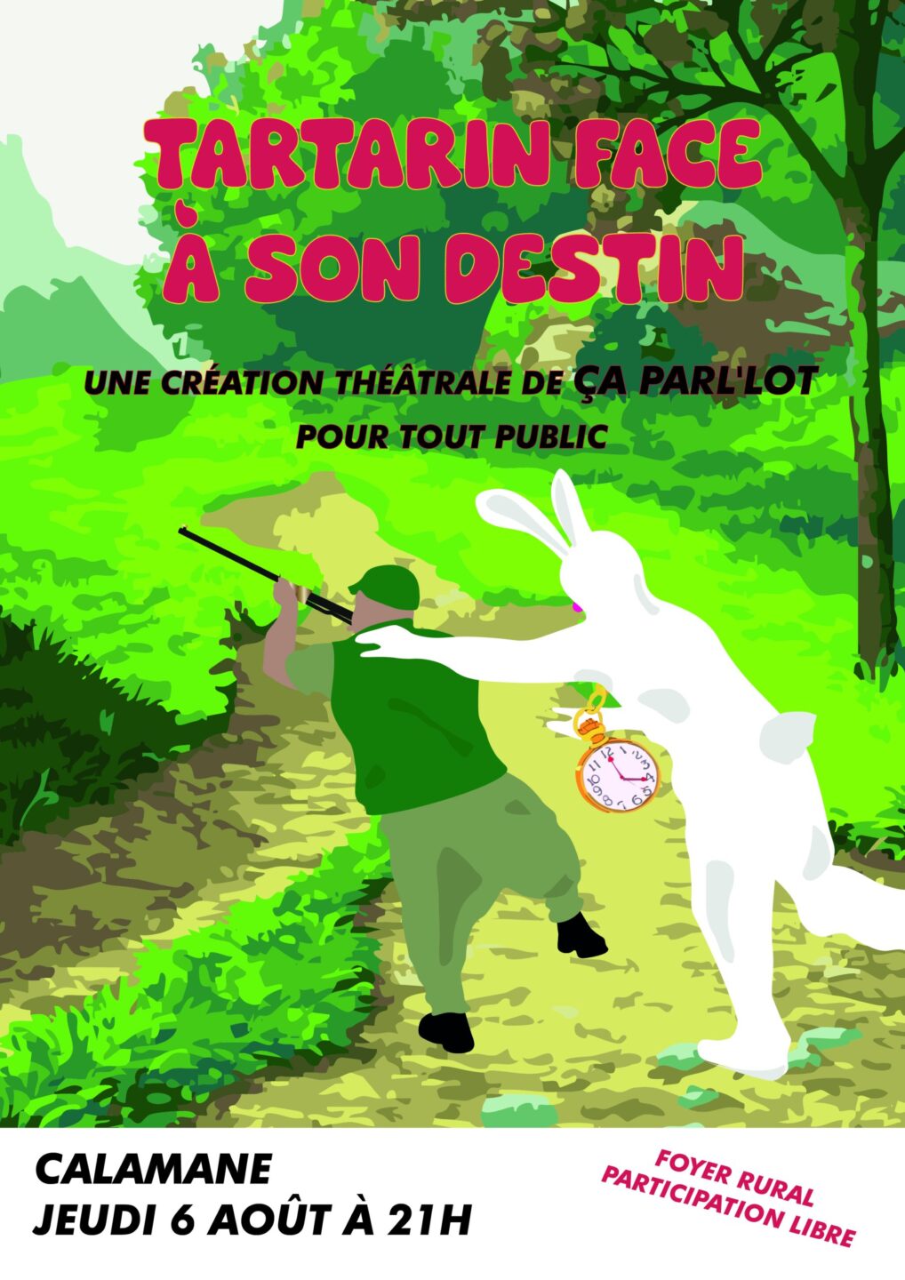 Soirée théâtrale TARTARIN FACE A SON DESTIN  Calamane