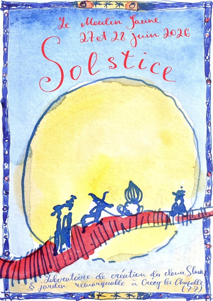 Solstice. Promenade et pique-nique, Le Moulin Jaune, Crécy-la-Chapelle