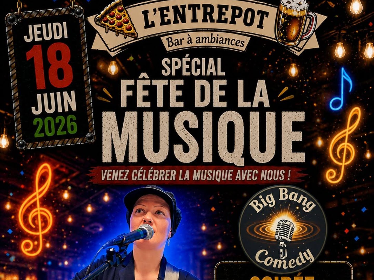 Spécial fête de la musique L’entrepot Morlaàs