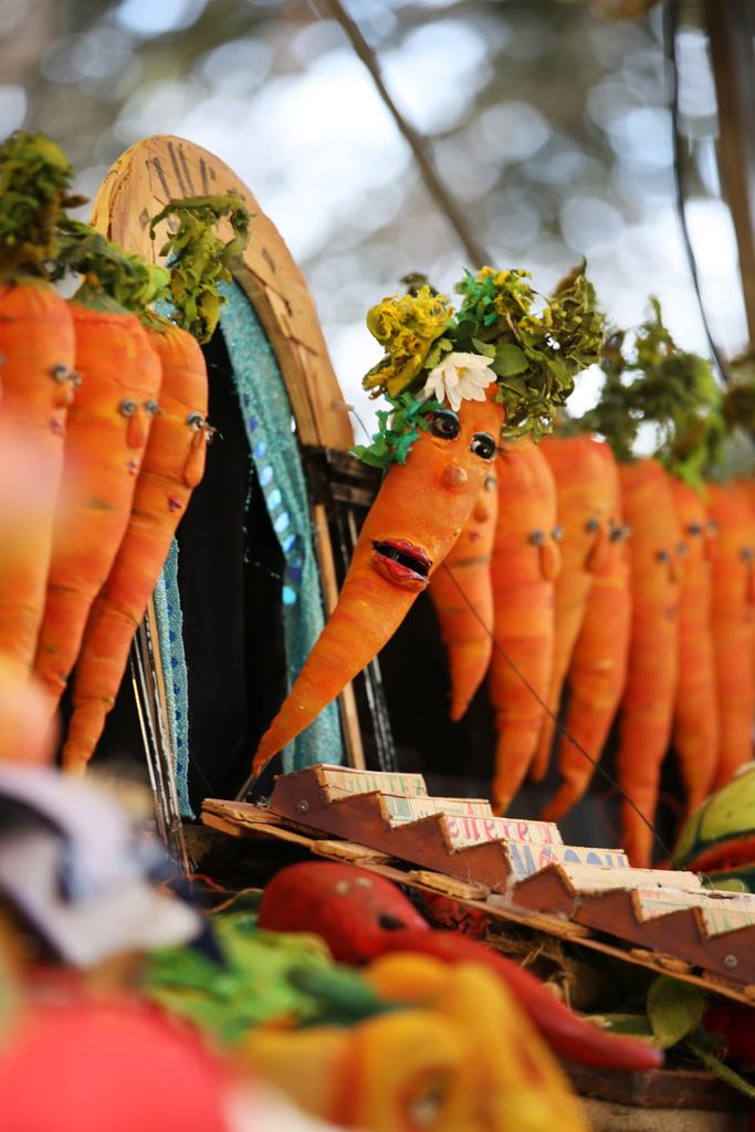 Spectacle Andrée Kupp, dresseuse et montreuse de légumes  Corcieux