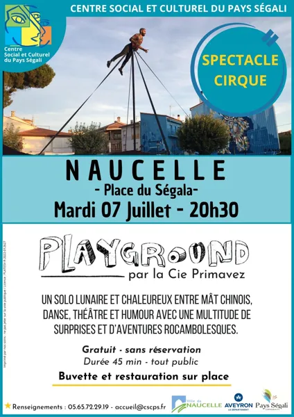 Spectacle cirque Playground  Naucelle